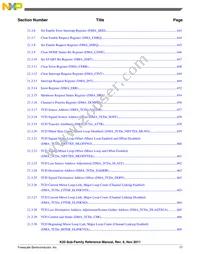 MK20DN512ZVMB10 Datasheet Page 17