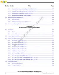 MK20DN512ZVMB10 Datasheet Page 20