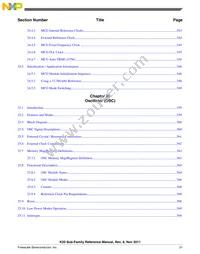 MK20DN512ZVMB10 Datasheet Page 21