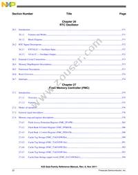 MK20DN512ZVMB10 Datasheet Page 22