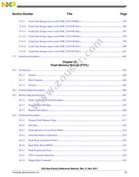 MK20DN512ZVMB10 Datasheet Page 23