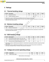 MK20DX128VFT5 Datasheet Page 9