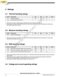 MK20DX128VLQ10 Datasheet Page 10