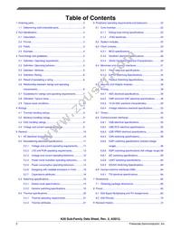 MK20DX256VML7 Datasheet Page 2