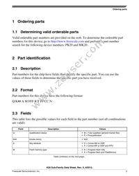 MK20DX256VML7 Datasheet Page 3