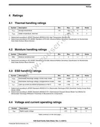 MK20DX256VML7 Datasheet Page 9