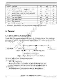 MK20DX256VML7 Datasheet Page 10