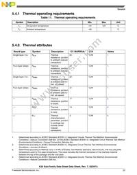 MK20DX256ZVMC10 Datasheet Page 23