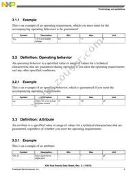 MK20DX64VLH7 Datasheet Page 5