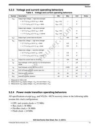 MK20DX64VMB7 Datasheet Page 13