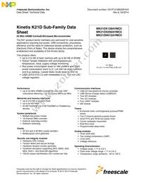 MK21DN512AVMC5R Datasheet Cover