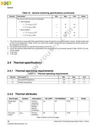 MK21FN1M0VLQ12 Datasheet Page 18