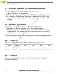 MK22DN512VMC5 Datasheet Page 8