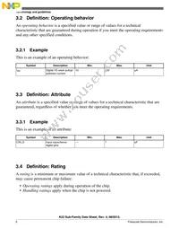 MK22DX256VLF5 Datasheet Page 6