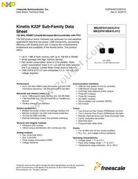 MK22FN1M0AVLH12 Datasheet Cover