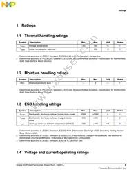 MK22FN1M0AVLK12R Datasheet Page 5