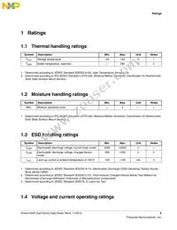 MK22FN1M0VLL12 Datasheet Page 5