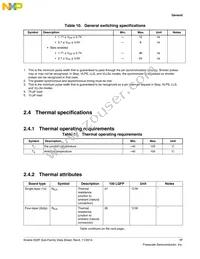 MK22FN1M0VLL12 Datasheet Page 17