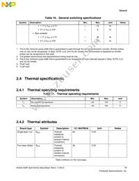 MK22FN1M0VMC12 Datasheet Page 17
