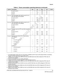 MK22FN256CAH12R Datasheet Page 13