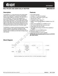 MK2302S-01TR Datasheet Cover