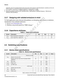 MK24FN256VDC12 Datasheet Page 16
