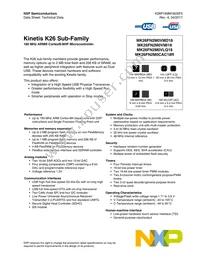 MK26FN2M0CAC18R Datasheet Cover