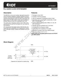 MK2704STR Datasheet Cover