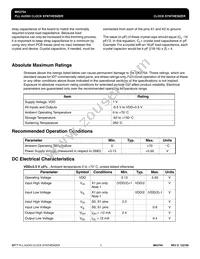 MK2704STR Datasheet Page 3