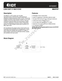 MK2727STR Datasheet Cover