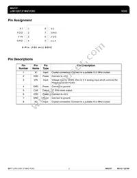 MK2727STR Datasheet Page 2