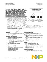 MK28FN2M0VMI15 Datasheet Cover