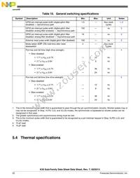 MK30DN512ZVLL10 Datasheet Page 20