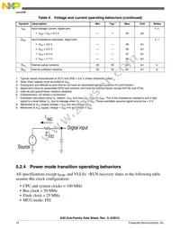 MK30DX64VLK7R Datasheet Page 14