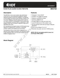 MK3722GTR Datasheet Cover