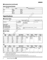 MK3PN-5-S-DC6 Datasheet Page 2