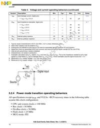 MK40DN512VLQ10 Datasheet Page 16