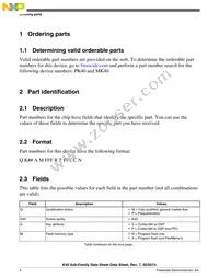 MK40DN512ZVLL10 Datasheet Page 4