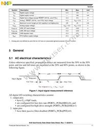 MK40DN512ZVLL10 Datasheet Page 11