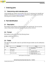 MK40DX128ZVLQ10 Datasheet Page 5