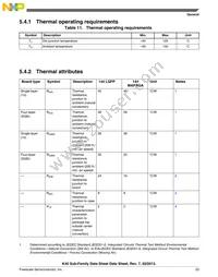 MK40DX128ZVLQ10 Datasheet Page 23