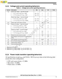 MK40DX256VLH7 Datasheet Page 13