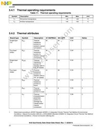 MK40DX256ZVMB10 Datasheet Page 22