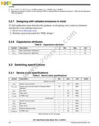 MK51DN512CLL10 Datasheet Page 20