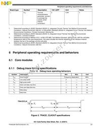 MK51DN512CLL10 Datasheet Page 23