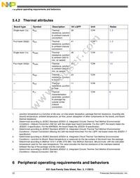 MK51DX128CLH7 Datasheet Page 22