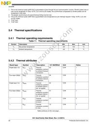 MK51DX256CLL10 Datasheet Page 22