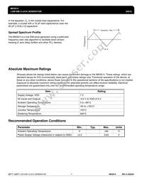 MK5814STR Datasheet Page 4