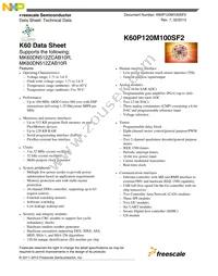 MK60DN512ZAB10R Datasheet Cover