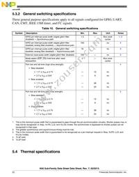 MK60DN512ZVMC10 Datasheet Page 22